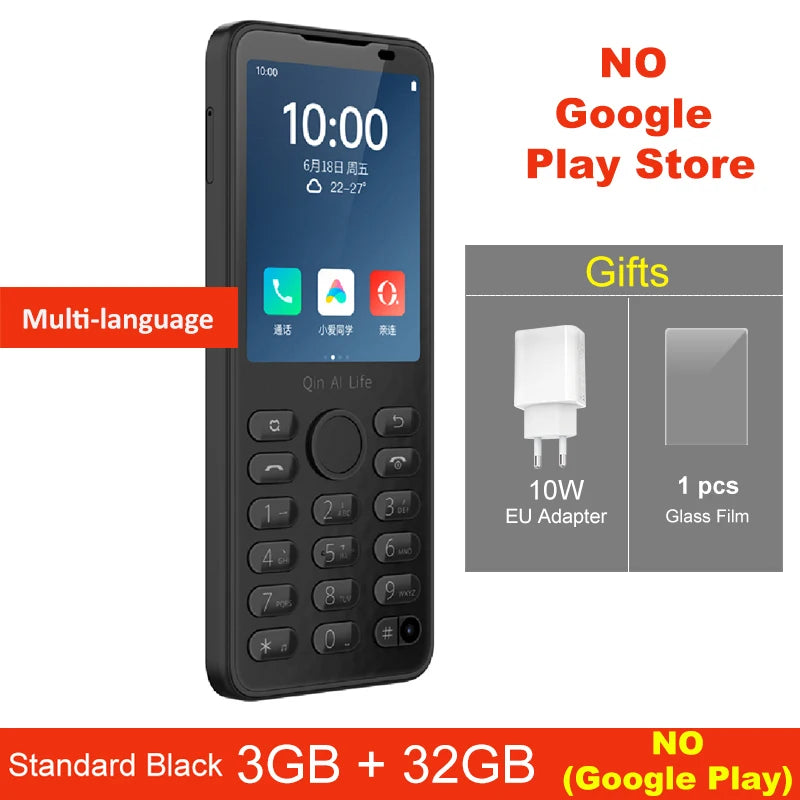 Qin F21 Pro Smart Touch Screen Phone Wifi 2.8 Inch 3GB 32GB Bluetooth 5.0 Duoqin Global Version 2120mAh Android Play Store Phone