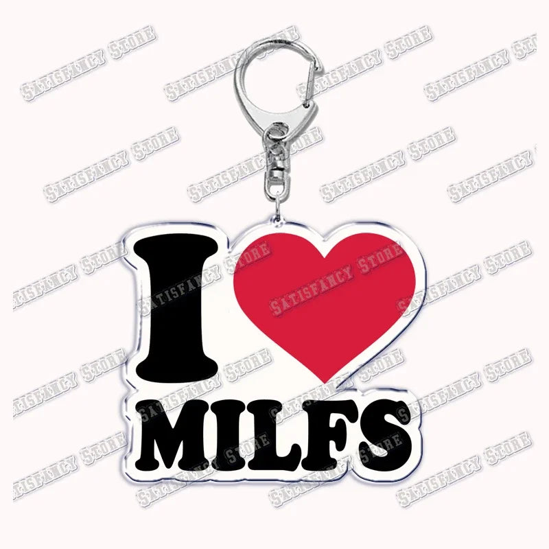 Custom I Love You My Fictional Boyfriend Awesome Girlfriend Keychain Emo Boys Hot Wife Mom Dad Key Ring Keychains Bf Gf Gifts