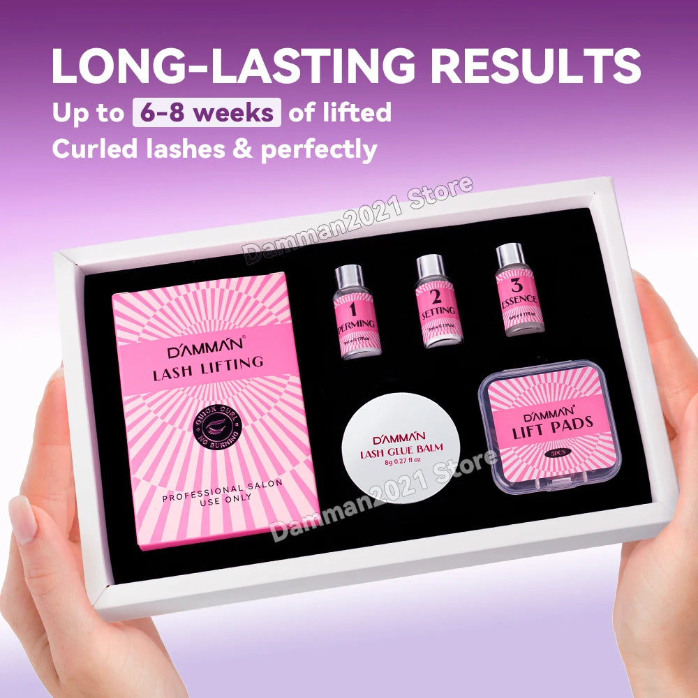Damman Professional Lash Lifting Kit Eyelash Curling Lifting Set Long Lasting Lash Lift Perm Kit Makeup Tools For Salon Use