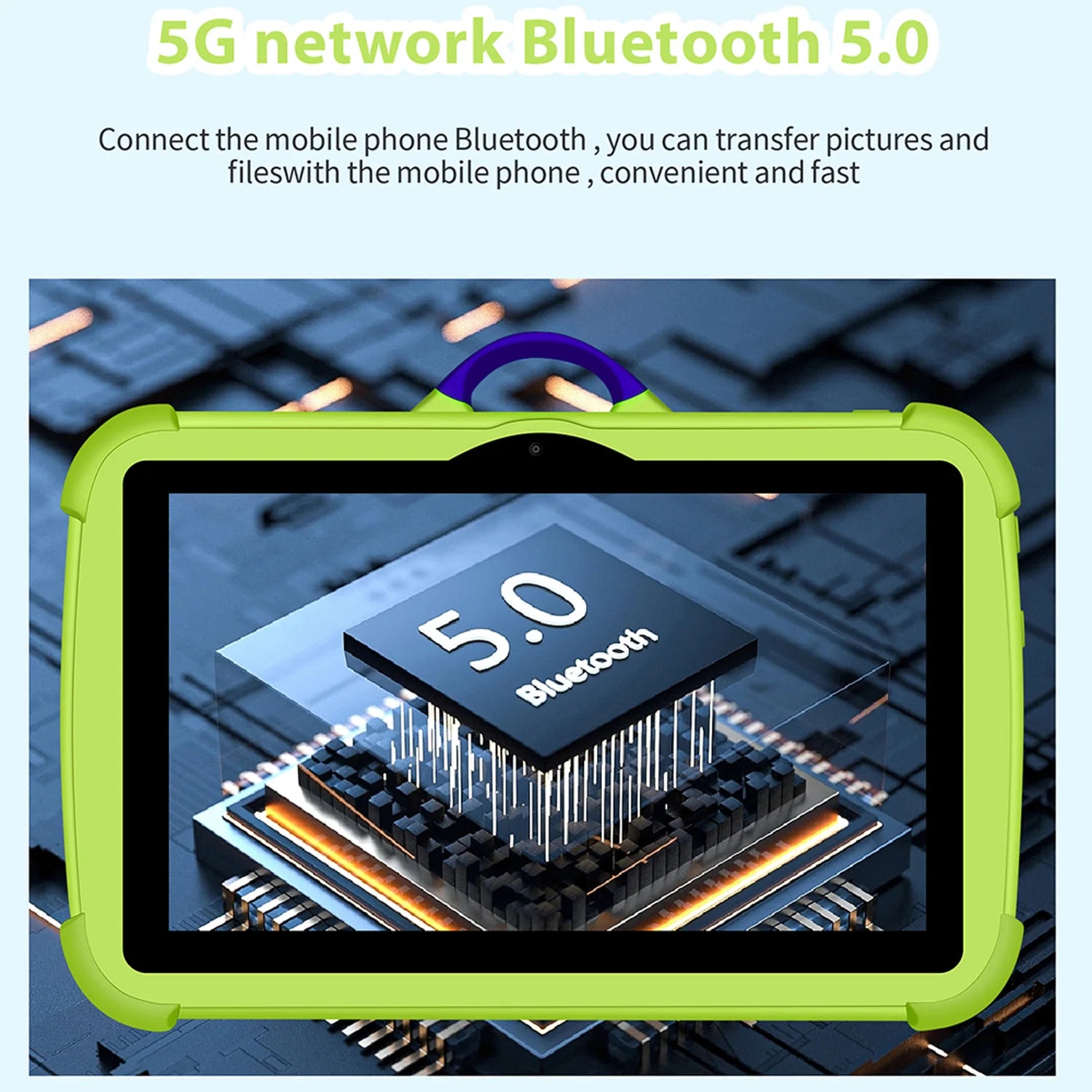 New 7 Inch WiFi Tablet MTK Chip Quad Core 4GB RAM 64GB ROM Android 9.0 Google Play Support Bluetooth Kids Tablet Pc 4000mAh