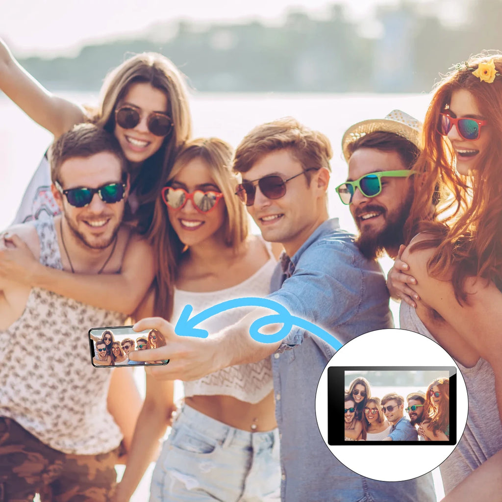Mobile Phone Wireless Magnetic Selfie Monitor Screen For Smartphone Vlog Live Stream Video Recording for iPhone Android phone