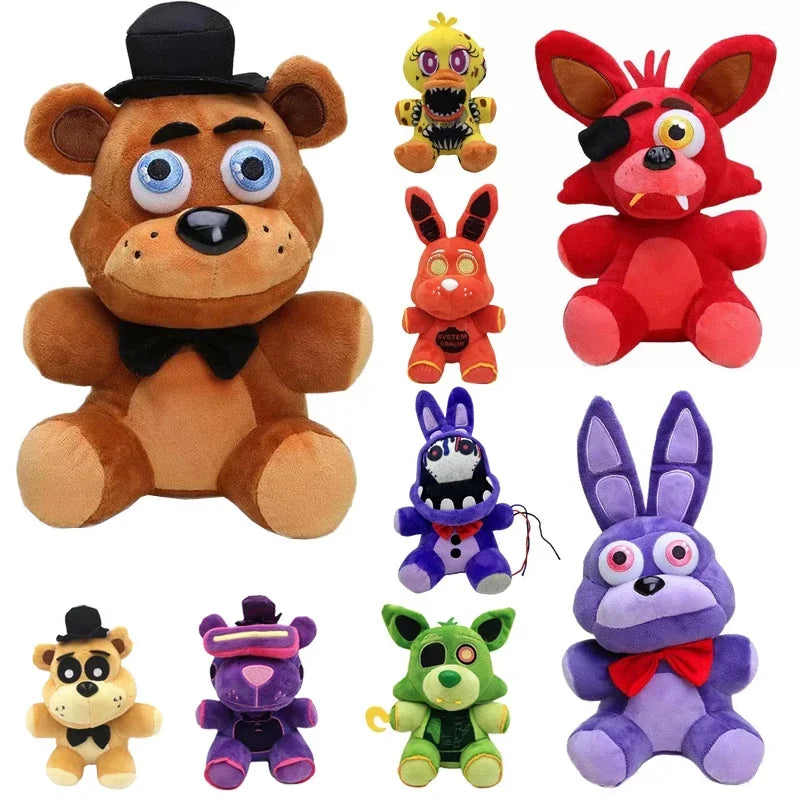 Five Night At Freddy Fnaf Cute Plush Toys Game Doll  Bonnie Bear Foxy Cartoon Stuffed Dolls Freddy Toy Gifts