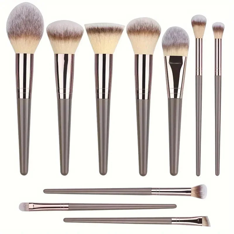 Complete Professional Makeup Brushes Set All in One Kit for Eyeshadow Eyeliner Face and Detailed Cosmetics Application Tools