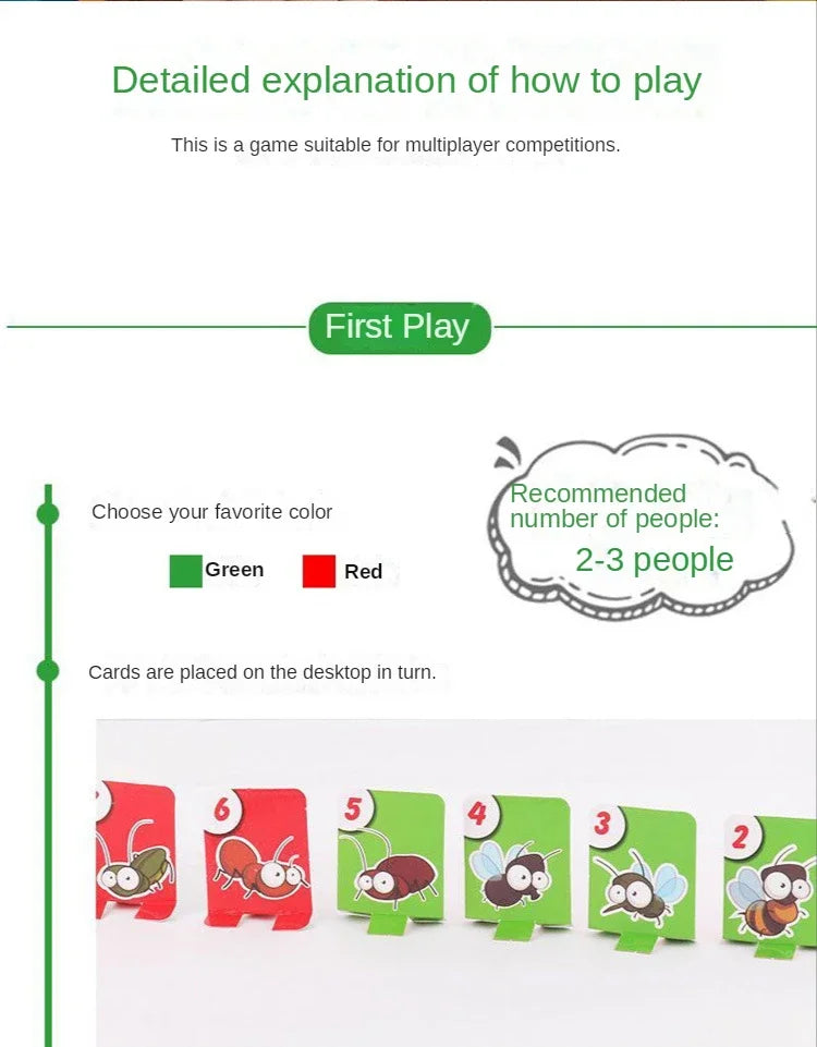 Frog Tongue-Sticking TikTok Same Funny Toy Lizards Mask Two-player Card Game Desktop Interactive Toys Parent-child Party Games