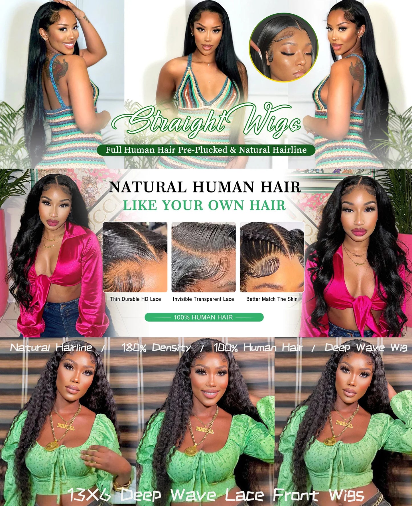 20 22 24 Inch 13x4 13x6 HD Transparent Bone Straight Lace Front Wigs 200 Density 360 Lace Brazilian Human Hair Wigs For Women