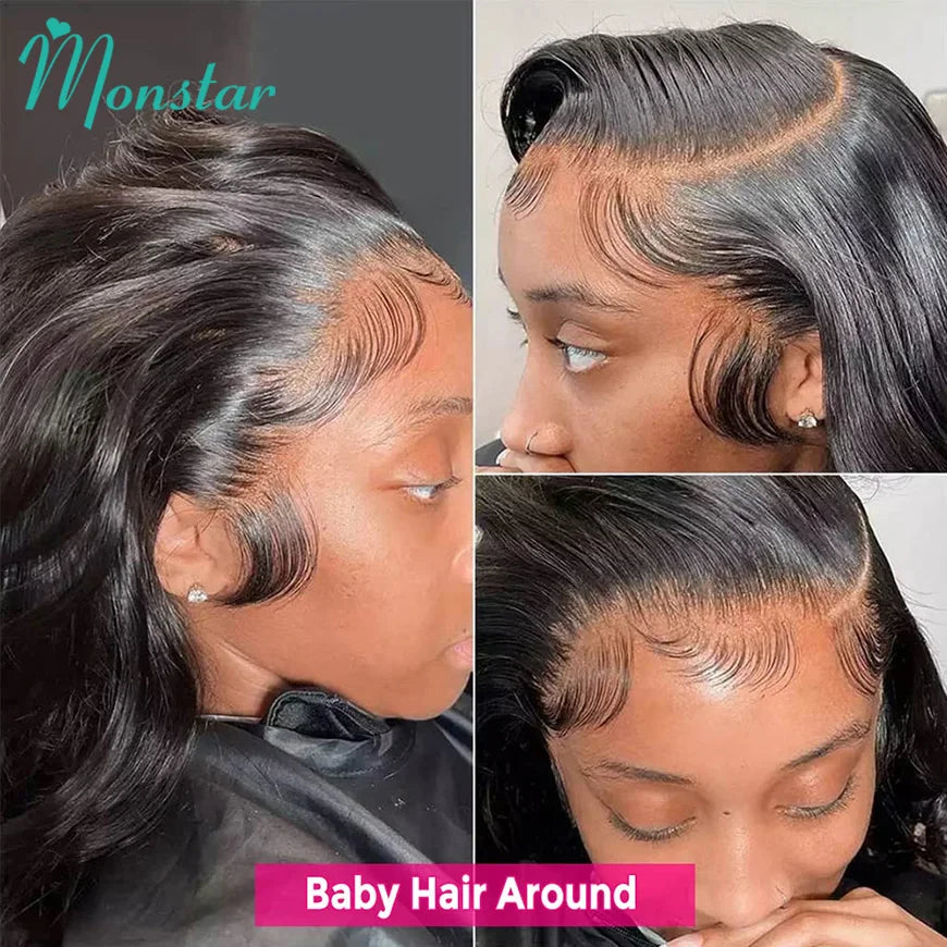 300 400 High Density Lace Wig 13x4 13x6 HD Straight Lace Front Wig PrePlucked 360 Lace Frontal Wig Vietnamese Raw Human Hair Wig