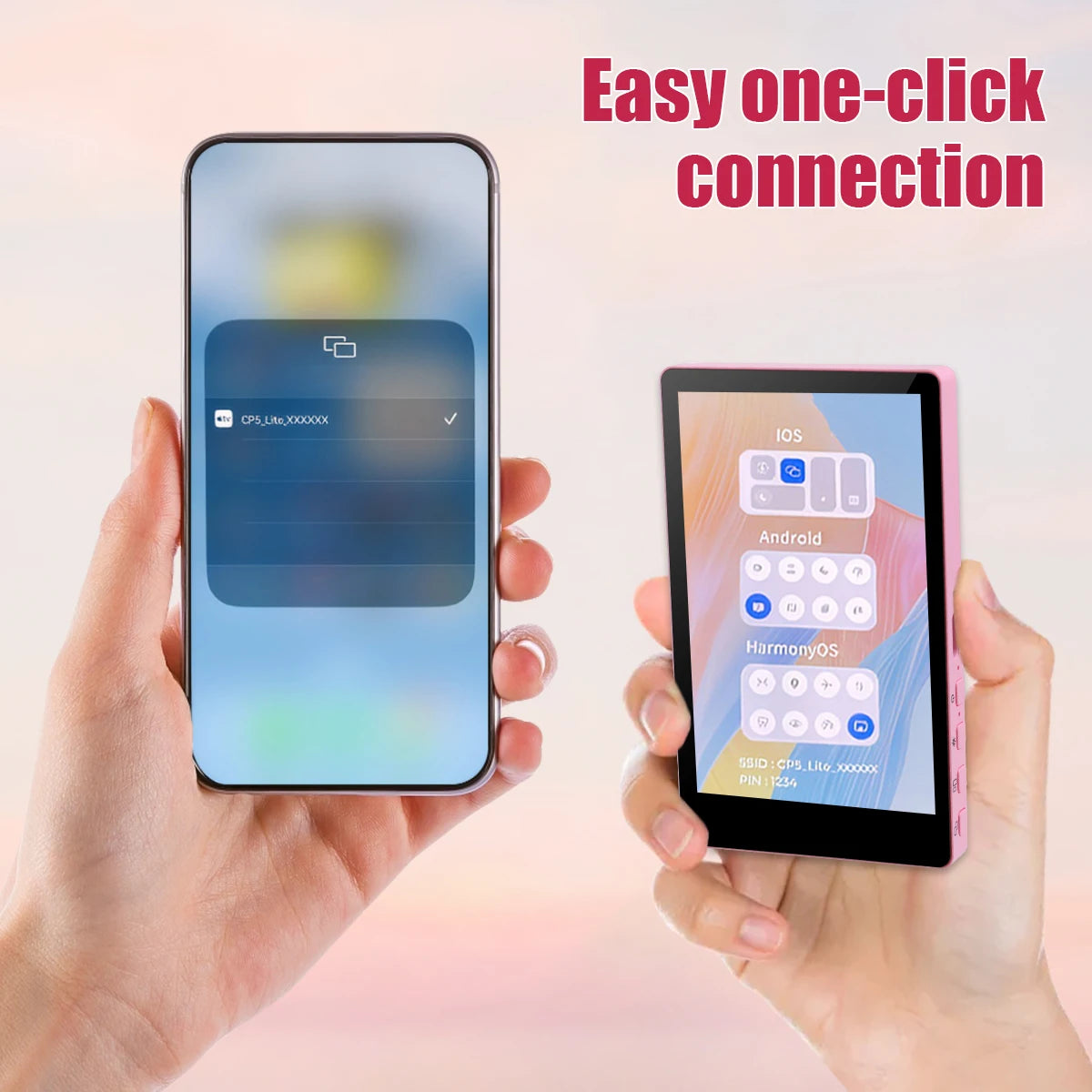 Mobile Phone Wireless Magnetic Selfie Monitor Screen For Smartphone Vlog Live Stream Video Recording for iPhone Android phone