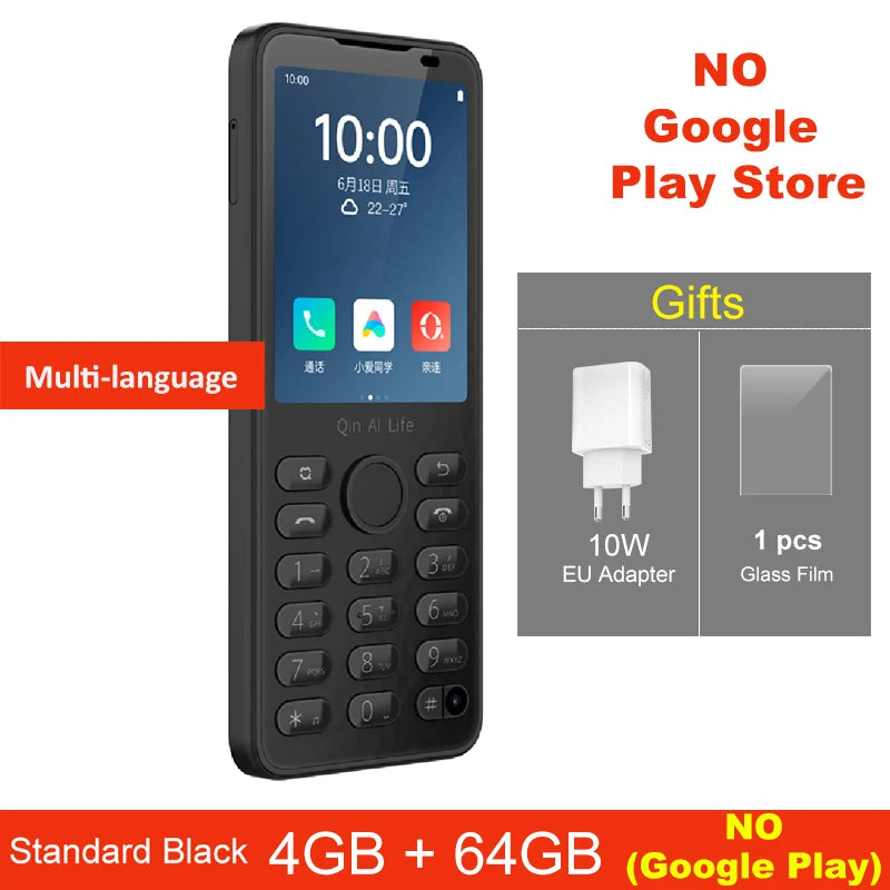 Qin F21 Pro Smart Touch Screen Phone Wifi 2.8 Inch 3GB 32GB Bluetooth 5.0 Duoqin Global Version 2120mAh Android Play Store Phone