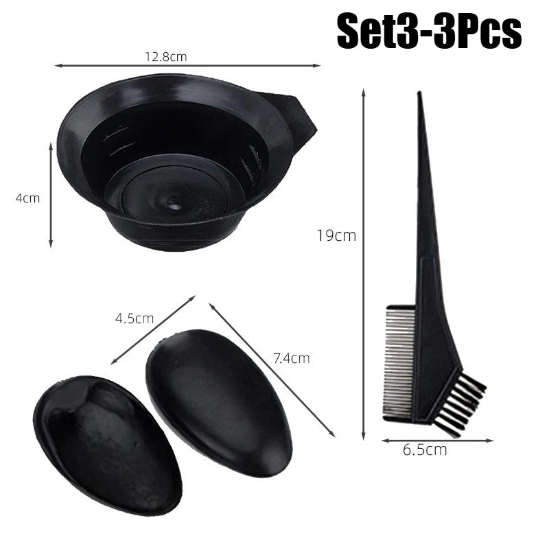 1-6Pcs Salon Hairdressing Coloring Board Barber Hair Color Dye Applicator Professional Barbershop Tinting Tools Accessories