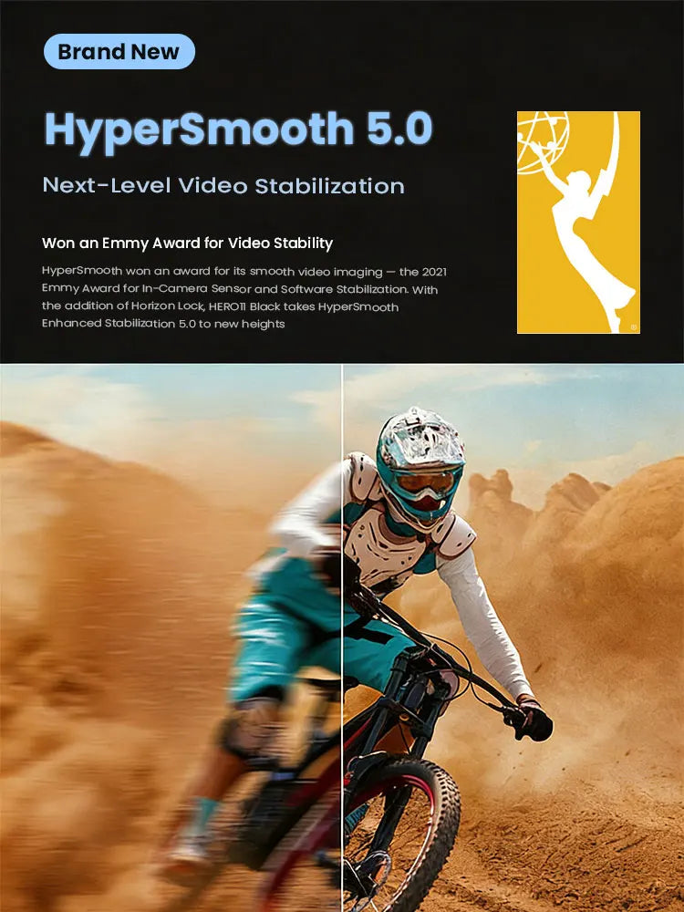 GoPro HERO 13 Black Action Camera HyperSmooth6.0 5.3K 60fps Video 27MP Go Pro13 helmet Vlog Sport Camera