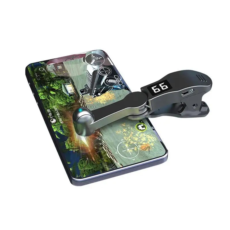 Upgraded Display Screen Auto Clicker for Smart Phone App Video Live Streaming Gadget for Game Screen Touch Tripods Tapper