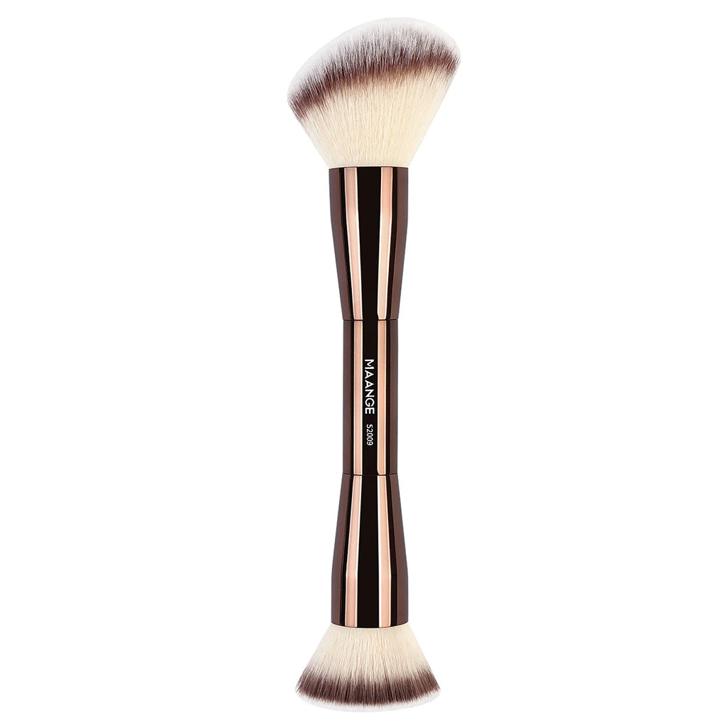 MAANGE Makeup Brushes Double Head Foundation Powder Concealer Blusher Bronzer Makeup Brush Soft Fiber Hair Cosmetic Beauty Tools
