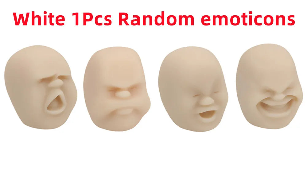 Human Face Emotion Vent Ball Resin Relax Doll Fun Novelty Caomaru Antistress Ball Toy Adult Stress Relieve Novelty Toys Gifts ﻿