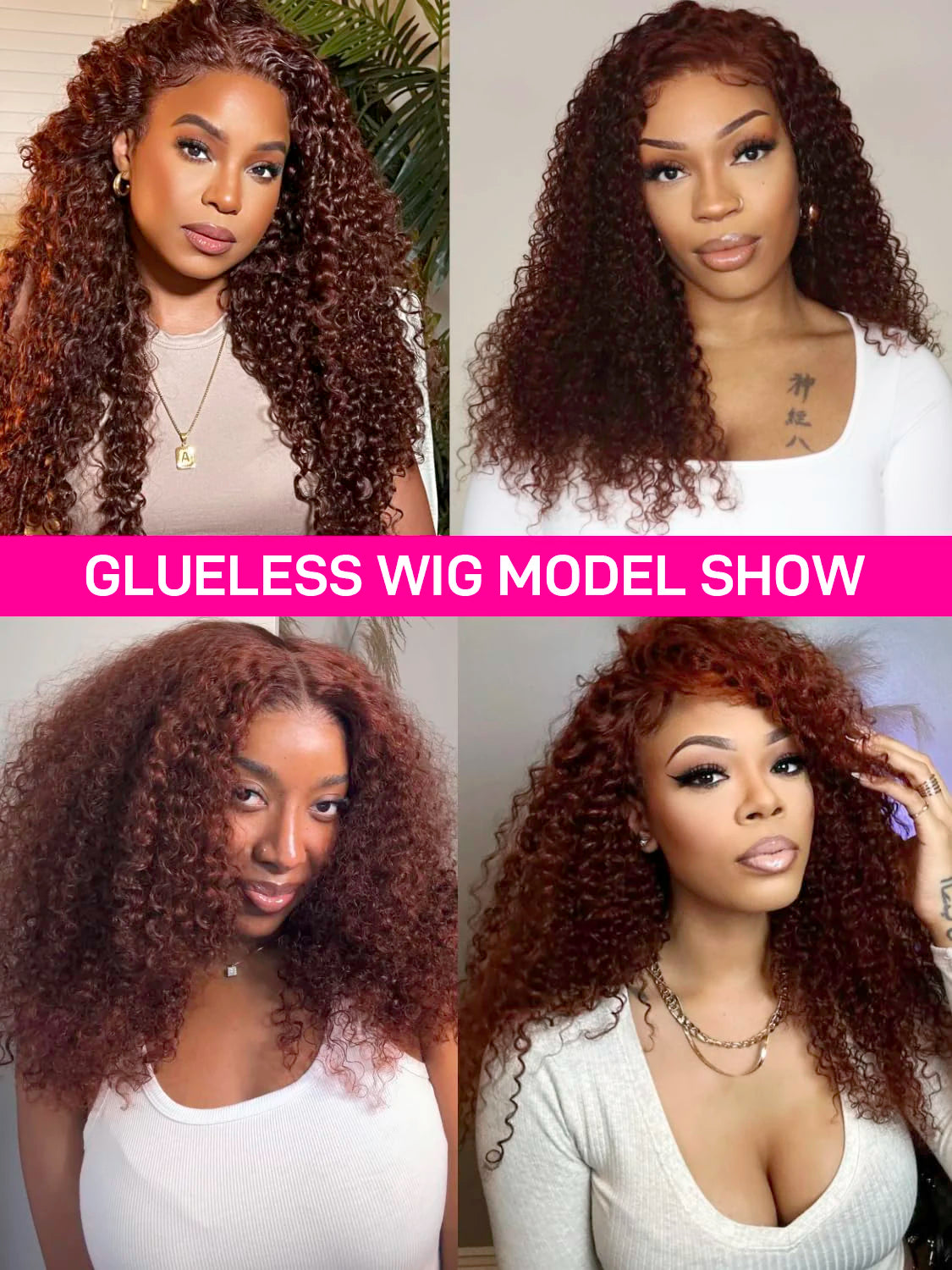 ISEE Hair Wig Reddish Brown Water Wave 7x5 Lace Front Glueless Wigs Pre Plucked Lace Pre Bleached Wear Go Human Hair Wigs