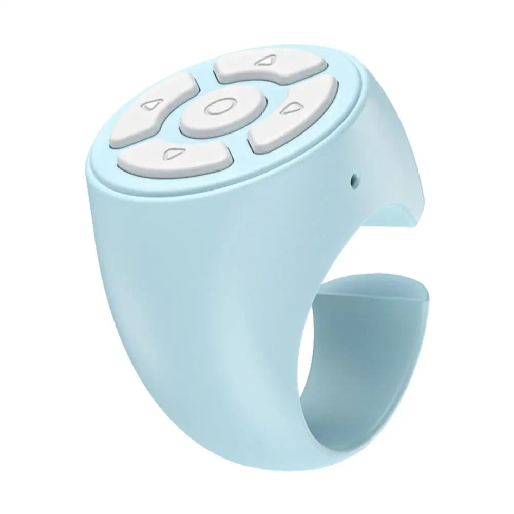 Portable Multi Function Bluetooth Remote Control For Fingertip Selfies Video Control Automatic Page Turning Browsing On Photo