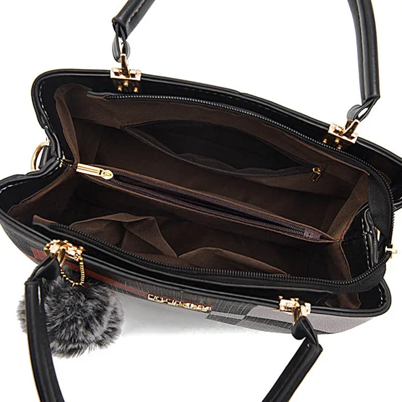 PU Leather Casual Crossbody Bags for Women Ladies Luxury Designer Tote Handbag Female Large Capacity Travel Shoulder Bag Sac