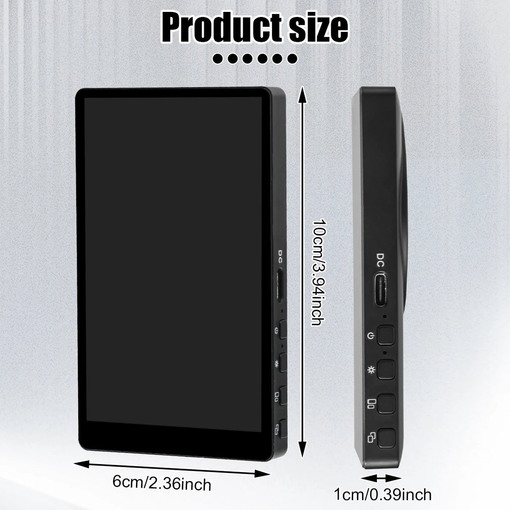 Mobile Phone Wireless Magnetic Selfie Monitor Screen For Smartphone Vlog Live Stream Video Recording for iPhone Android phone