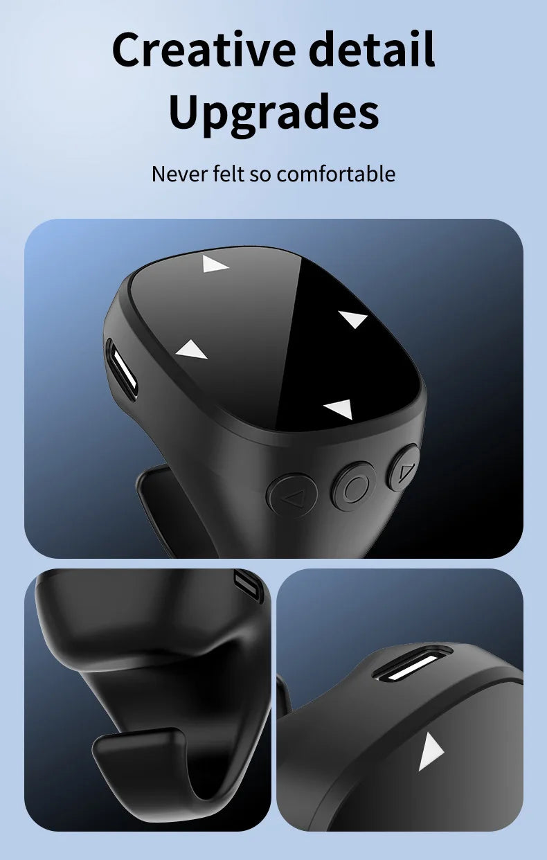 Remote Control Touch Screen Page Turner  for TikTok Bluetooth Camera Video Recording  for iPad iPhone Remote Scrolling Ring