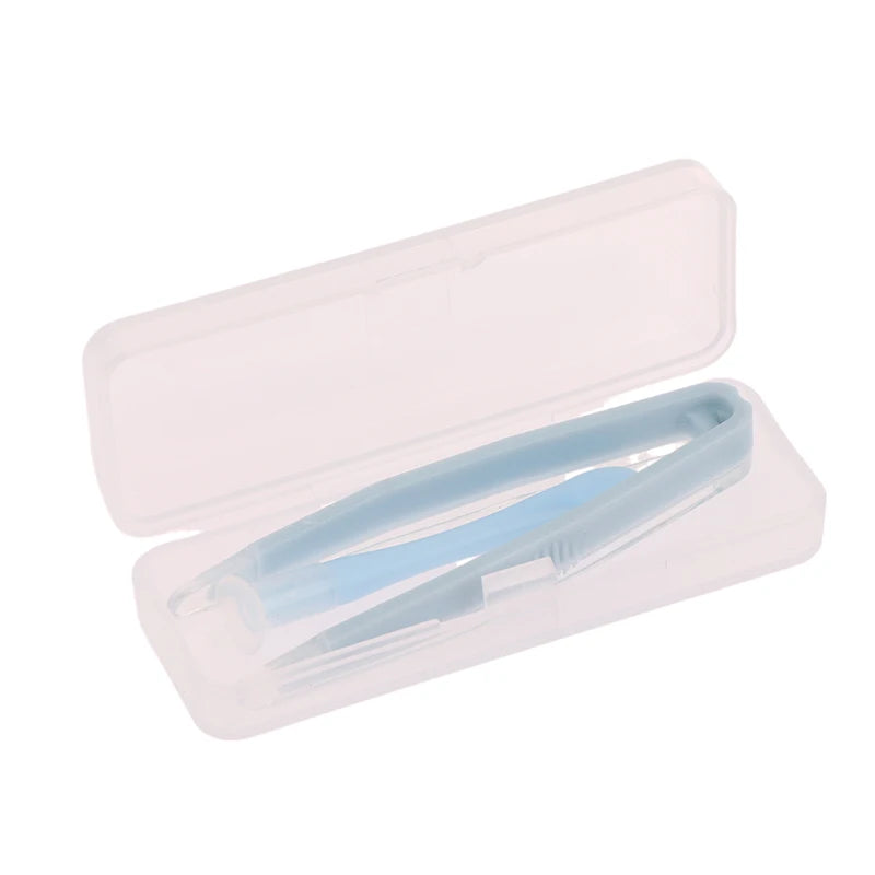 6Pcs/Set Contact Lens Wearing Tool Kit Tweezers Suction Stick Lenses Storage Soaking Box Integrated Clamp And Bucket