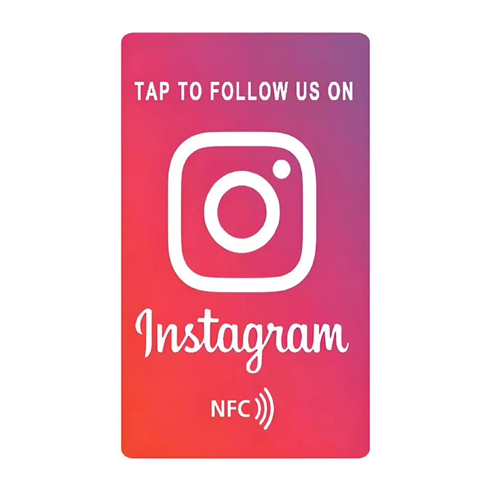 Hilo Universal NFC Google Review Cards Facebook Instagam for iPhone/Android Tap URL Writing Social Business Review Cards
