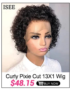 ISEE Natural Color Peruvian Kinky Curly Human Hair Wigs Full Machine Made Headband Glueless Scarf for Women 180% Density