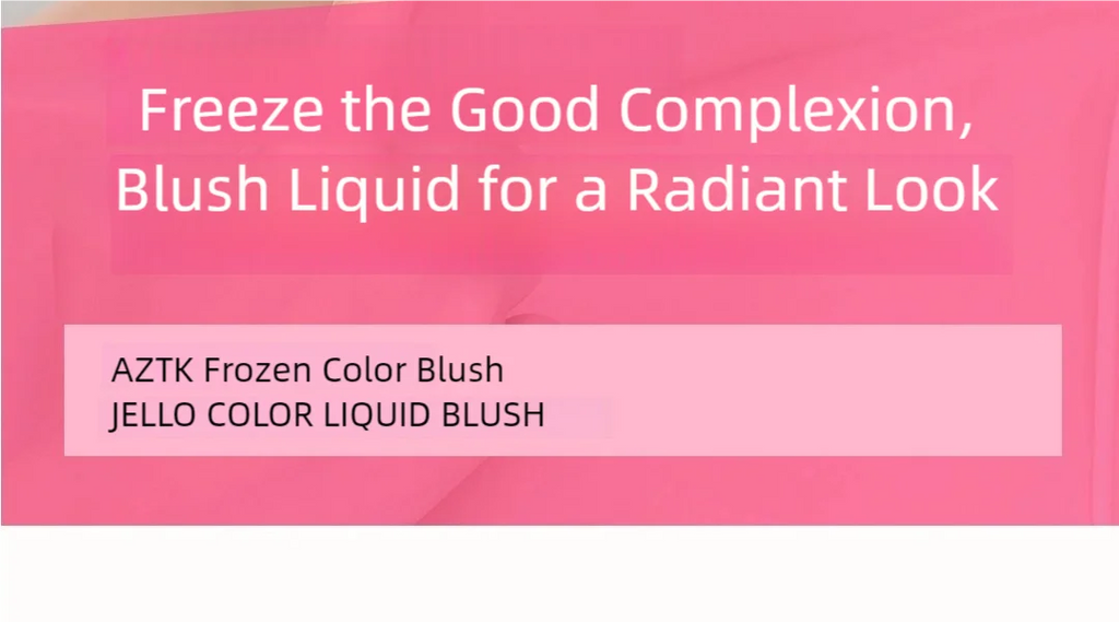AZTK Blusher Color Face Makeup Rendering Liquid Blush JC04 Moisturizer Longlasting Beauty Expands Contracts Cheek Cosmetics