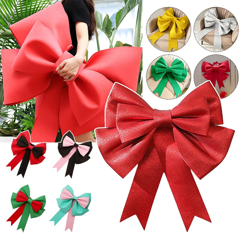 30/50/75cm Big Bow Birthday Wedding Christmas Party Wall Background Decor EVA Bow Make Kit DIY Bow knot Handmade Material