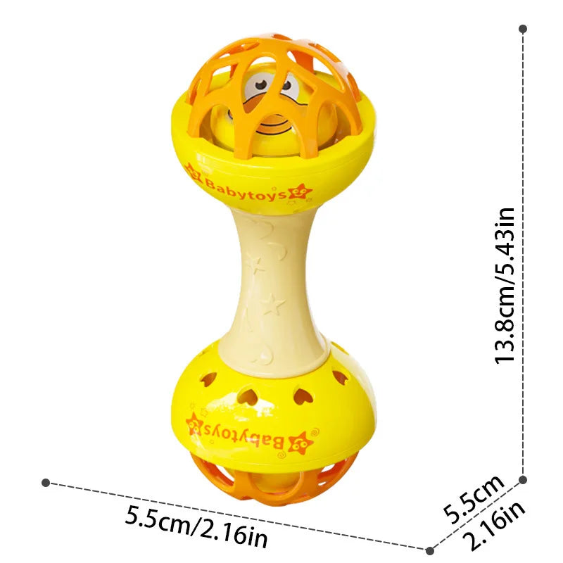 3/1pcs Baby Rattles 0 12 Months Baby Educational Toys Shaker Grab Spin Set Sensory Educational Newborn Gift for Infant Boy Girls