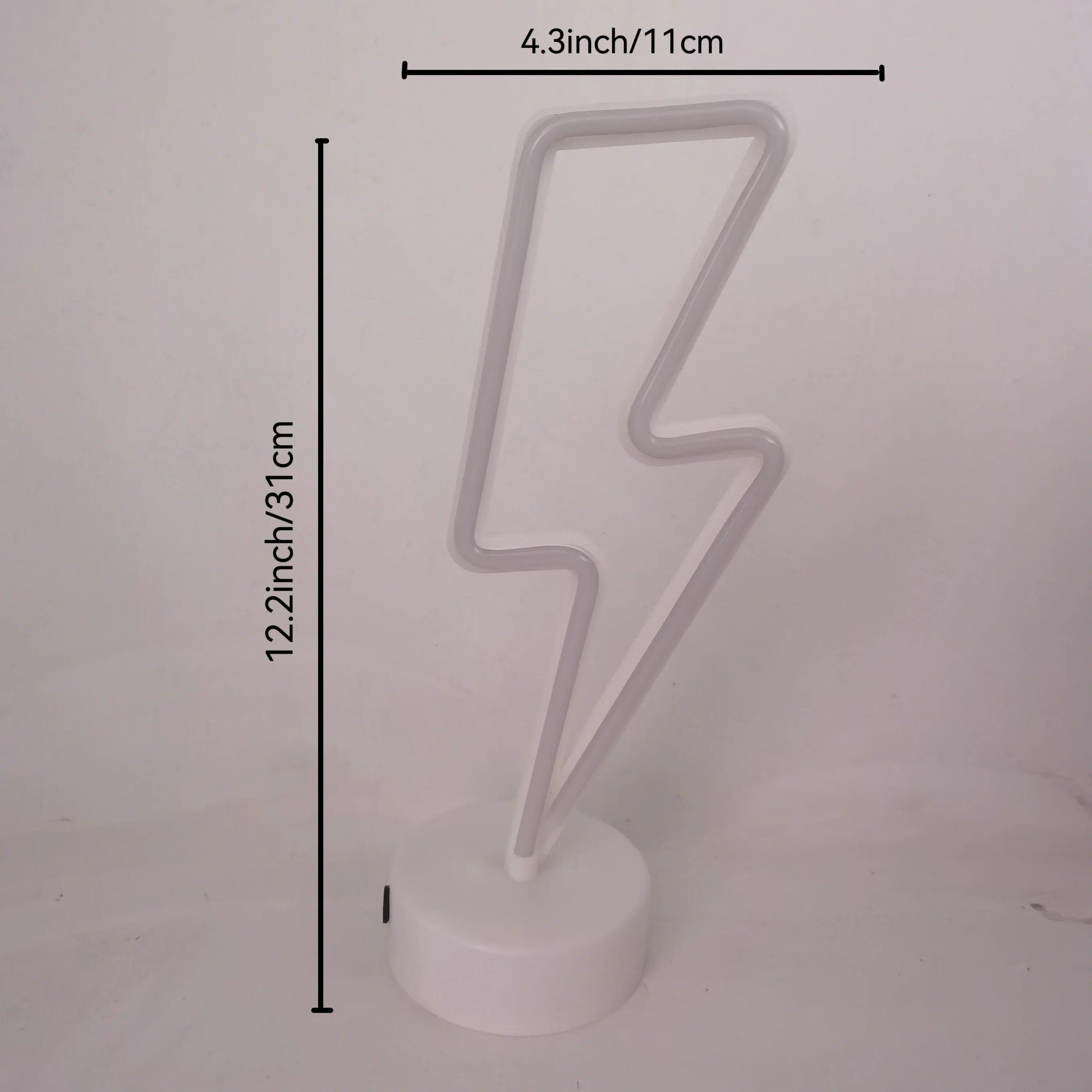 Lightning LED neon light, USB or battery powered boy/girl gift cool game light, bedroom wedding party decoration creative light