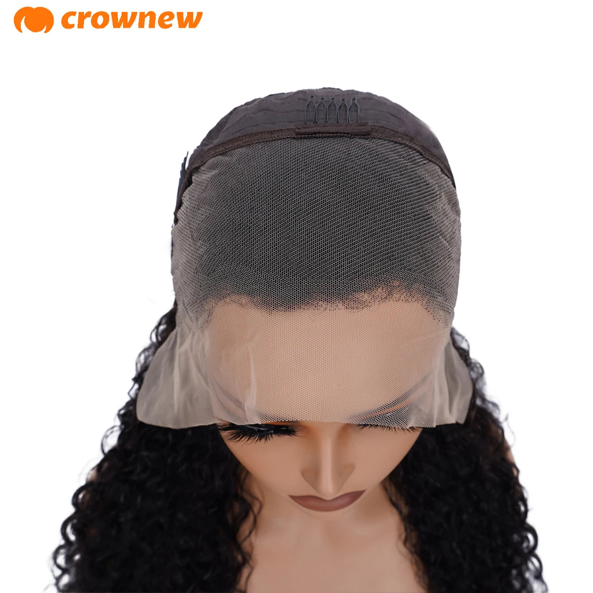 4C KinKy Edges Curly Baby Hair Natural Hairline Curly Lace Front Human Hair Wig 13X4 Hd Lace Front Human Hair Wig Preplucked Wig