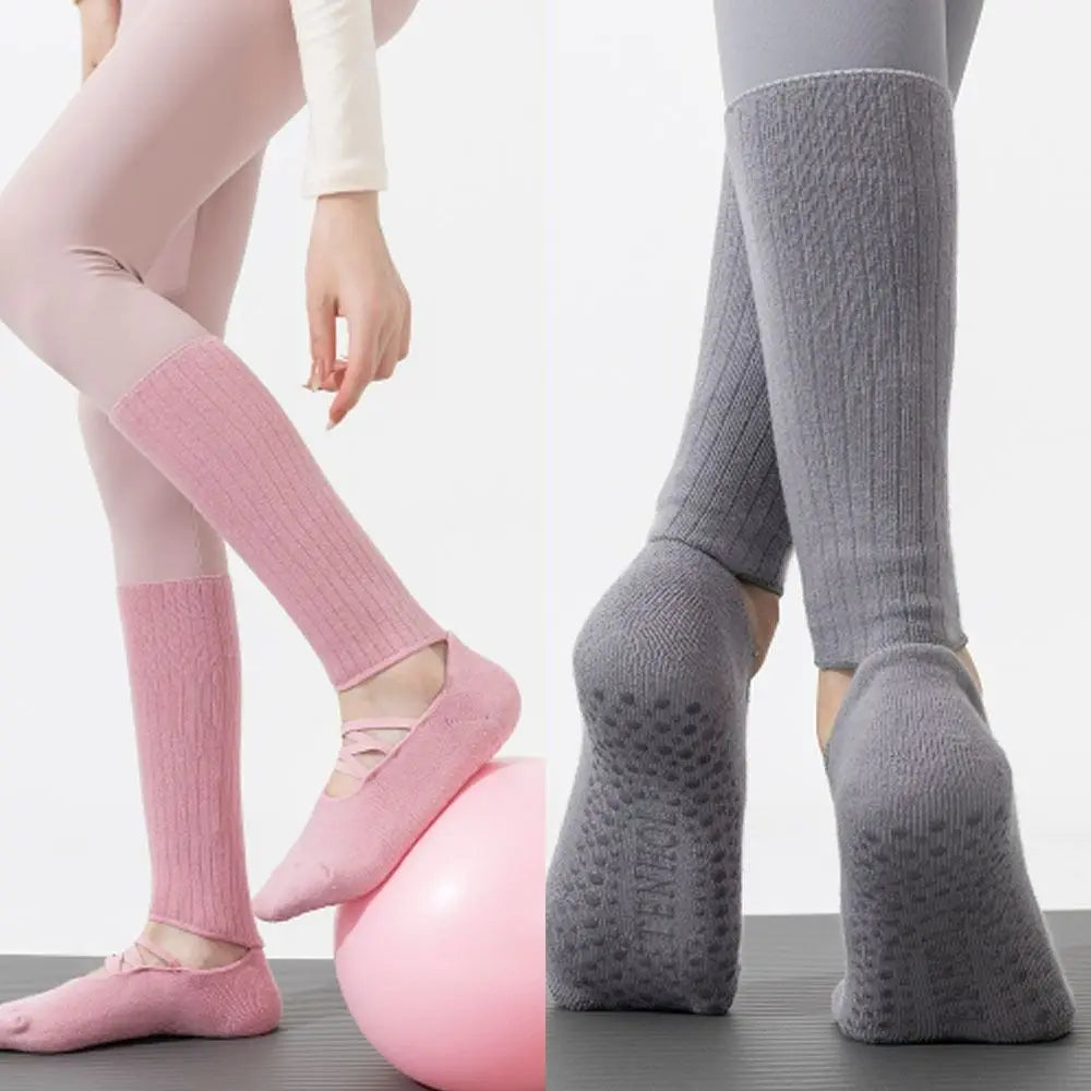 New Cotton Pilates Socks Harajuku Street Breathable Yoga Socks Non-Slip Grip Casual Strappy Grip Sock