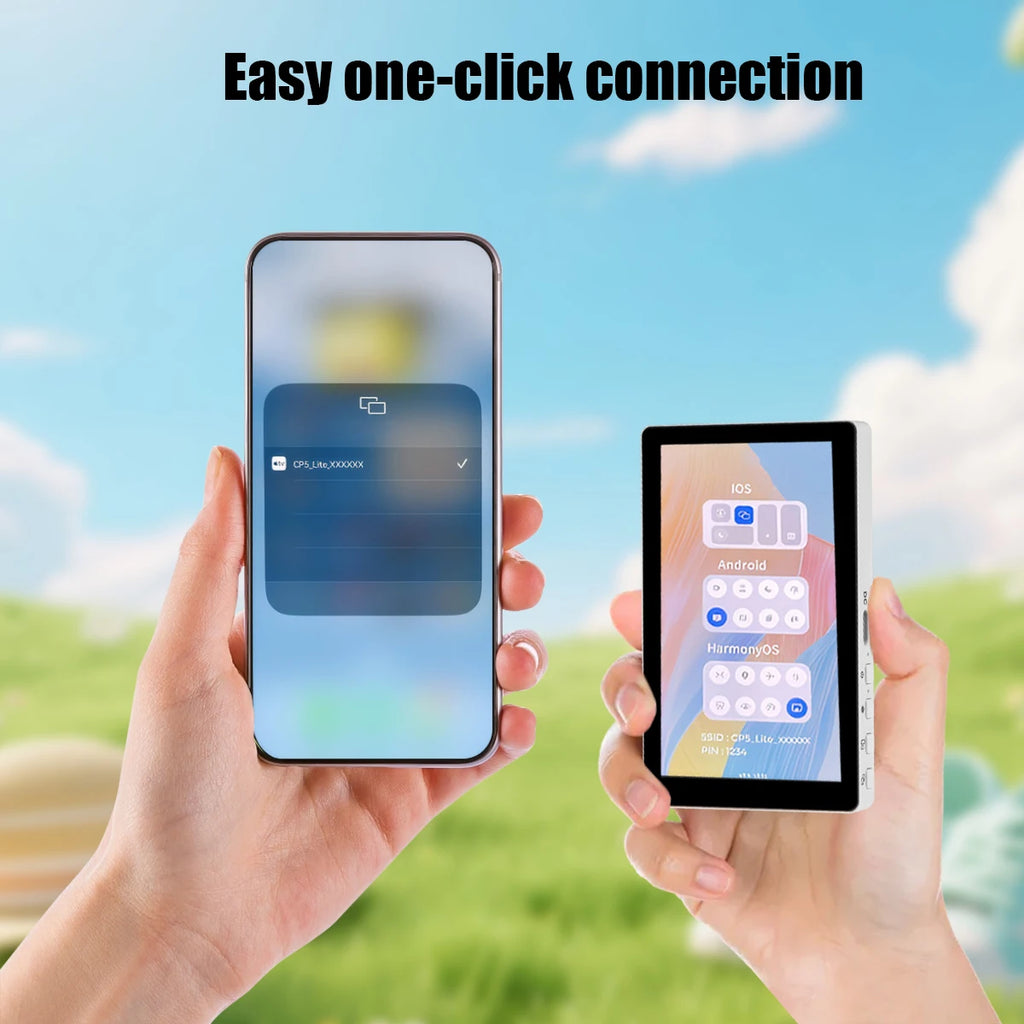 Mobile Phone Wireless Magnetic Selfie Monitor Screen For Smartphone Vlog Live Stream Video Recording for iPhone Android phone