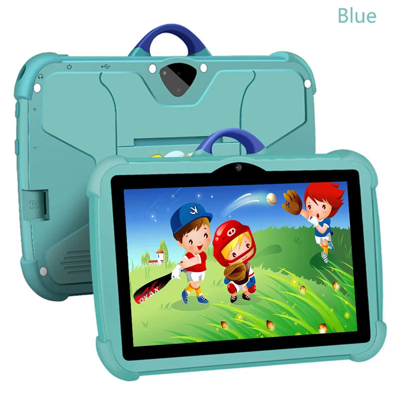 2024 New Arrival 7 Inch WiFi Kids' tablet Octa Core 4GB RAM 64GB ROM Google Learning Education Version Dual Cameras Tablets