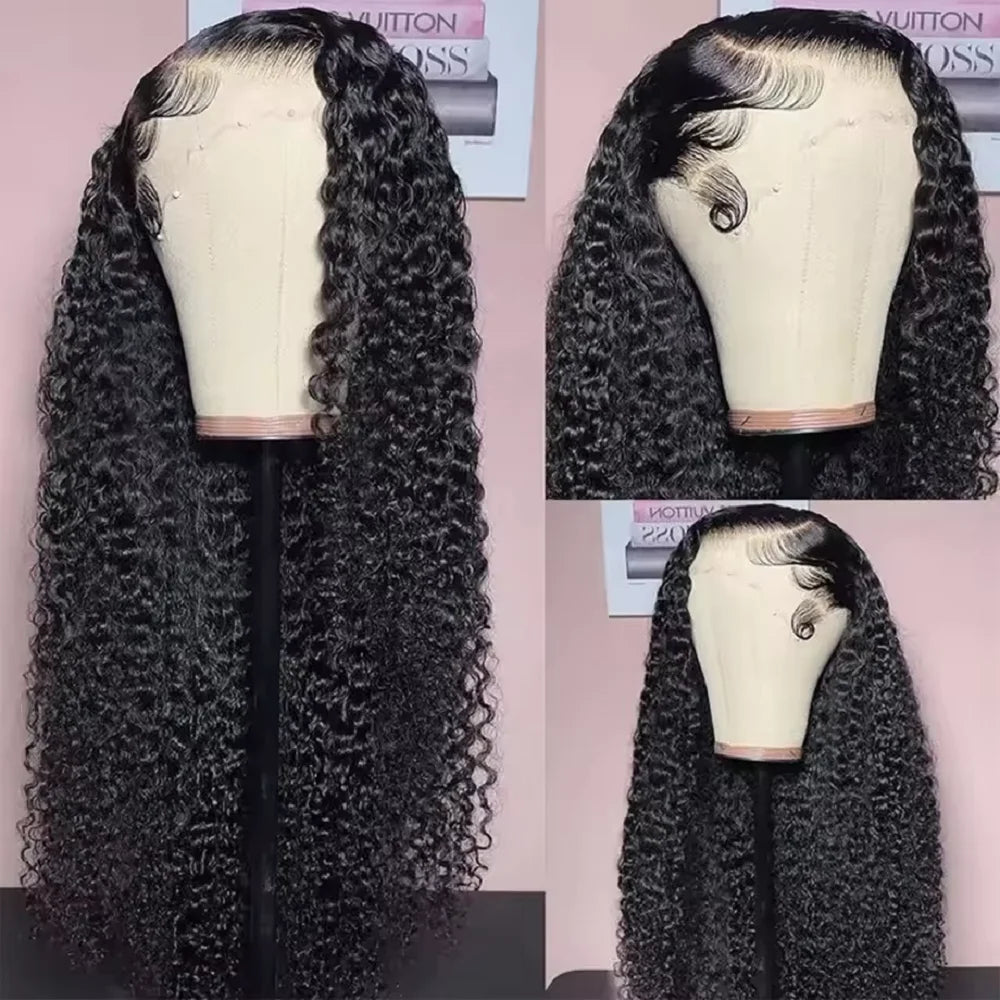 Premium 13x6 HD Lace Front Wig - Brazilian Virgin Deep Wave Human Hair 30 Inch