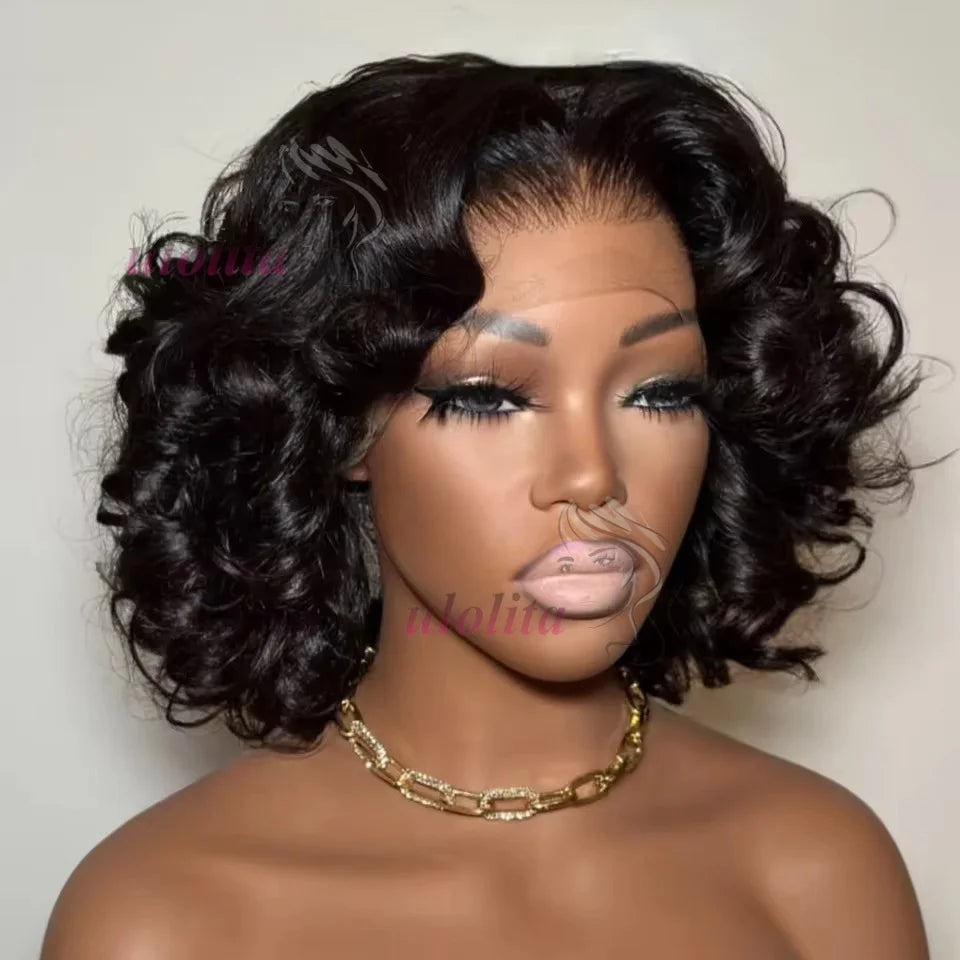 Chocolate Brown Ombre Loose Wave 4x4 HD Lace Closure Wig - 100% Vietnamese Human Hair