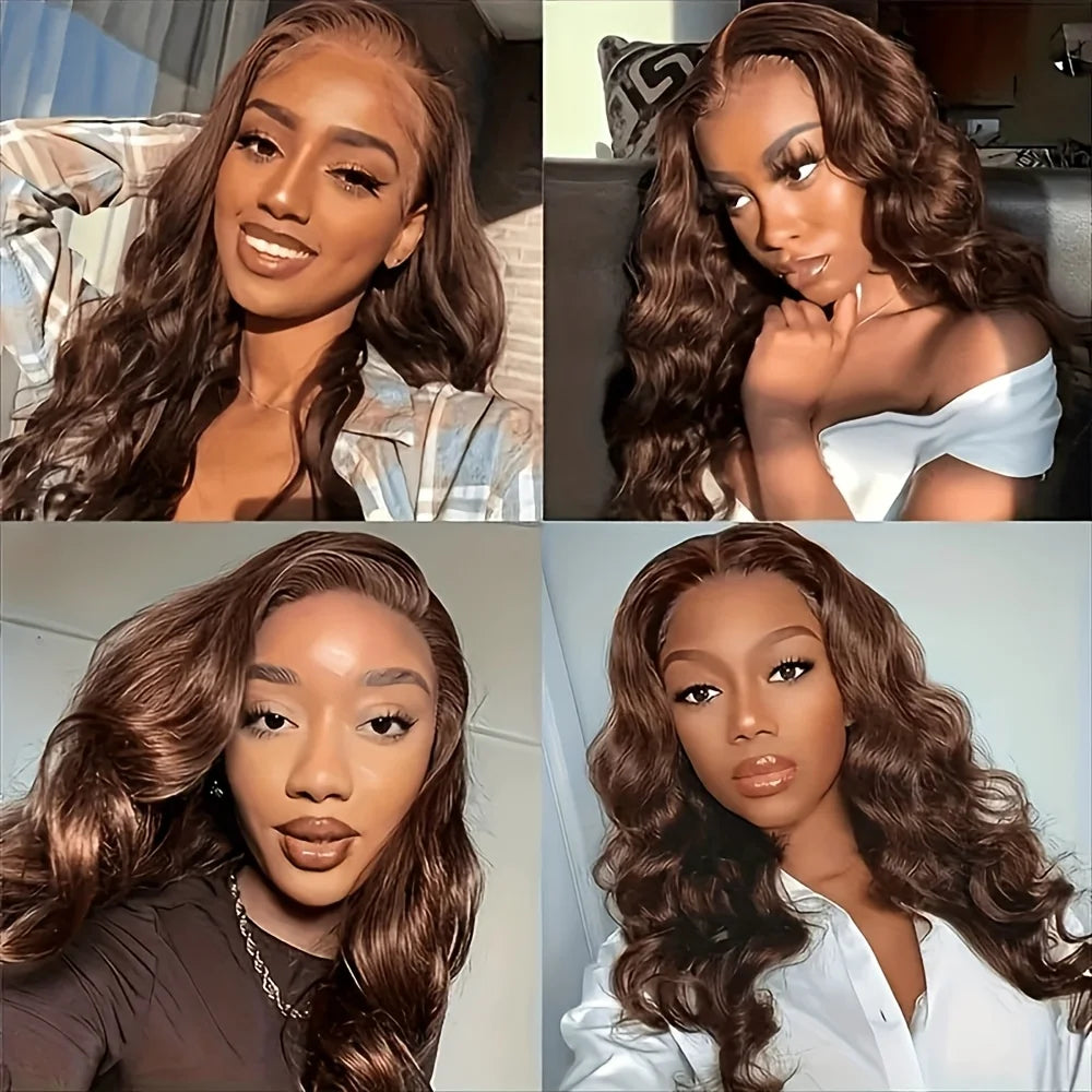 Premium 13x6 HD Lace Front Wig - Brazilian Body Wave Human Hair | Pre-Plucked Natural Hairline