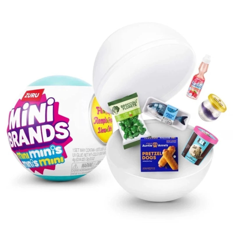 Surprise Ball Mini Brands Fridge Refrigerator Food Series Blind Box Toys Mini Figure Mystery Model Collection Kids Gifts
