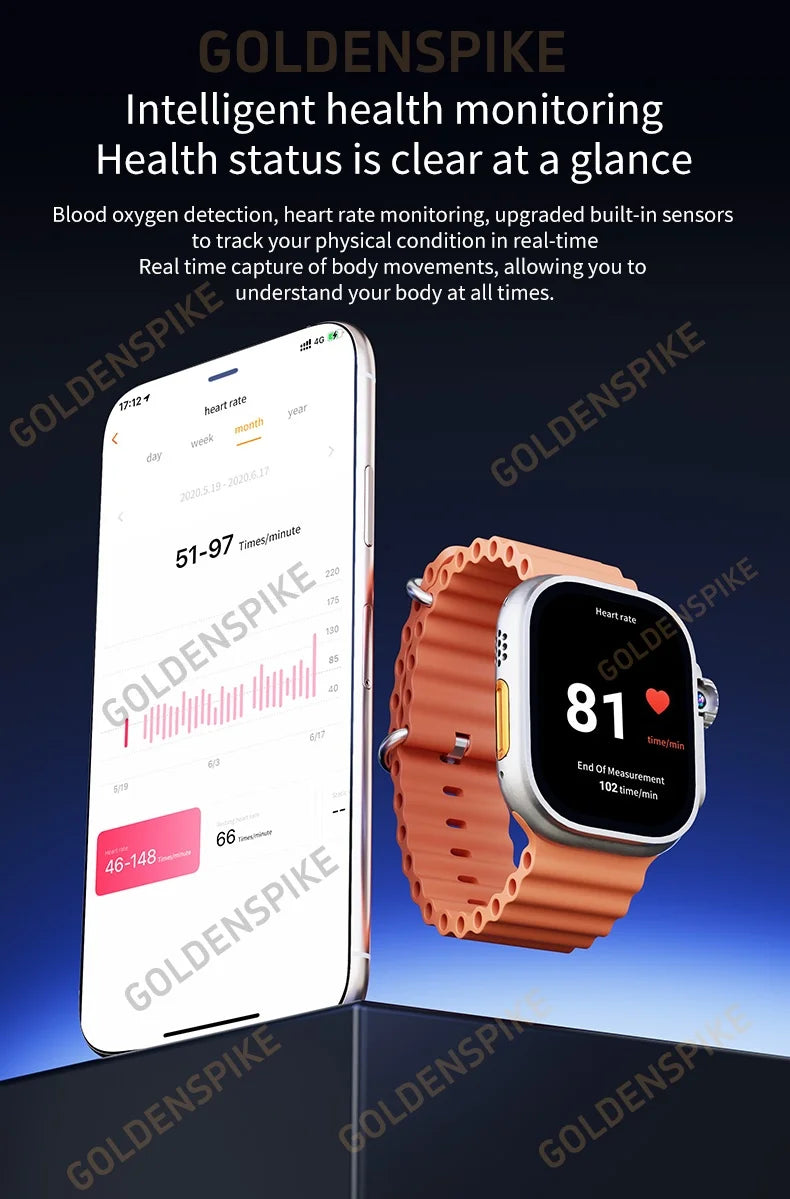 New Men Women's Smartwatch 2.29inch S10 Ultra Smart Watch With Rotary Camera GPS WIFI Google Play Store Touch ID 256GB Storage