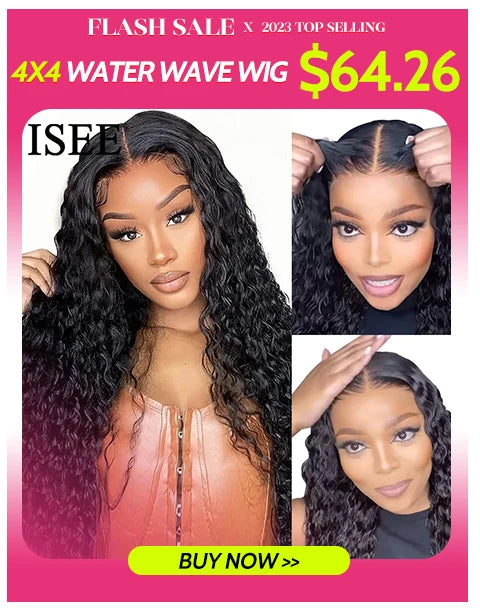 ISEE Hair Malaysian Straight Short Bob 13x4 Lace Frontal Wig Pre Bleached Knots Bone Straight 4x4 Lace Closure Human Hair Wigs