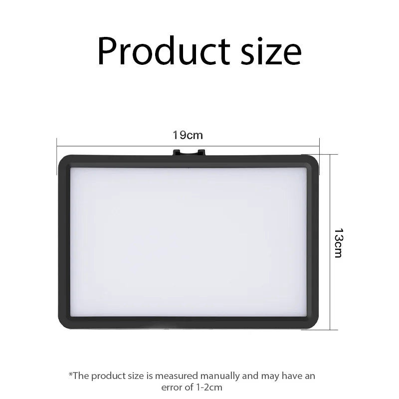3000K-6000 KMcoplus LED Photography Video Light Panel Lighting Photo Studio Lamp Kit For Shoot Live Streaming Youbube RGB Filter