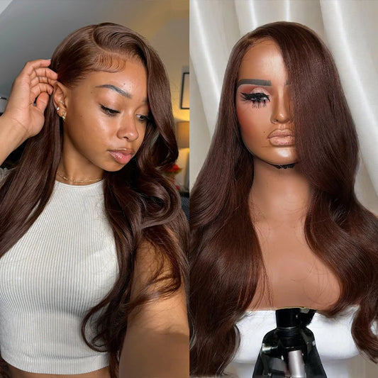 Premium 13x6 HD Lace Front Wig - Brazilian Body Wave Human Hair | Pre-Plucked Natural Hairline