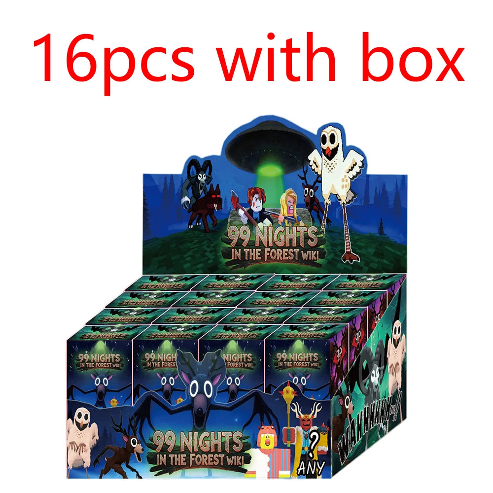 2025 New Hot 99 Nights In The Forest Monster Blind Box DEER  Cartoon Milu Deer Stuffed Game Peripherals Halloween Toy Gifts