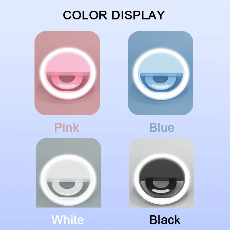 Live Broadcast Fill Light Phone Self Shot live Broadcast Light Whitening indoor Camera Small Portable For Tiktok Shooting Props