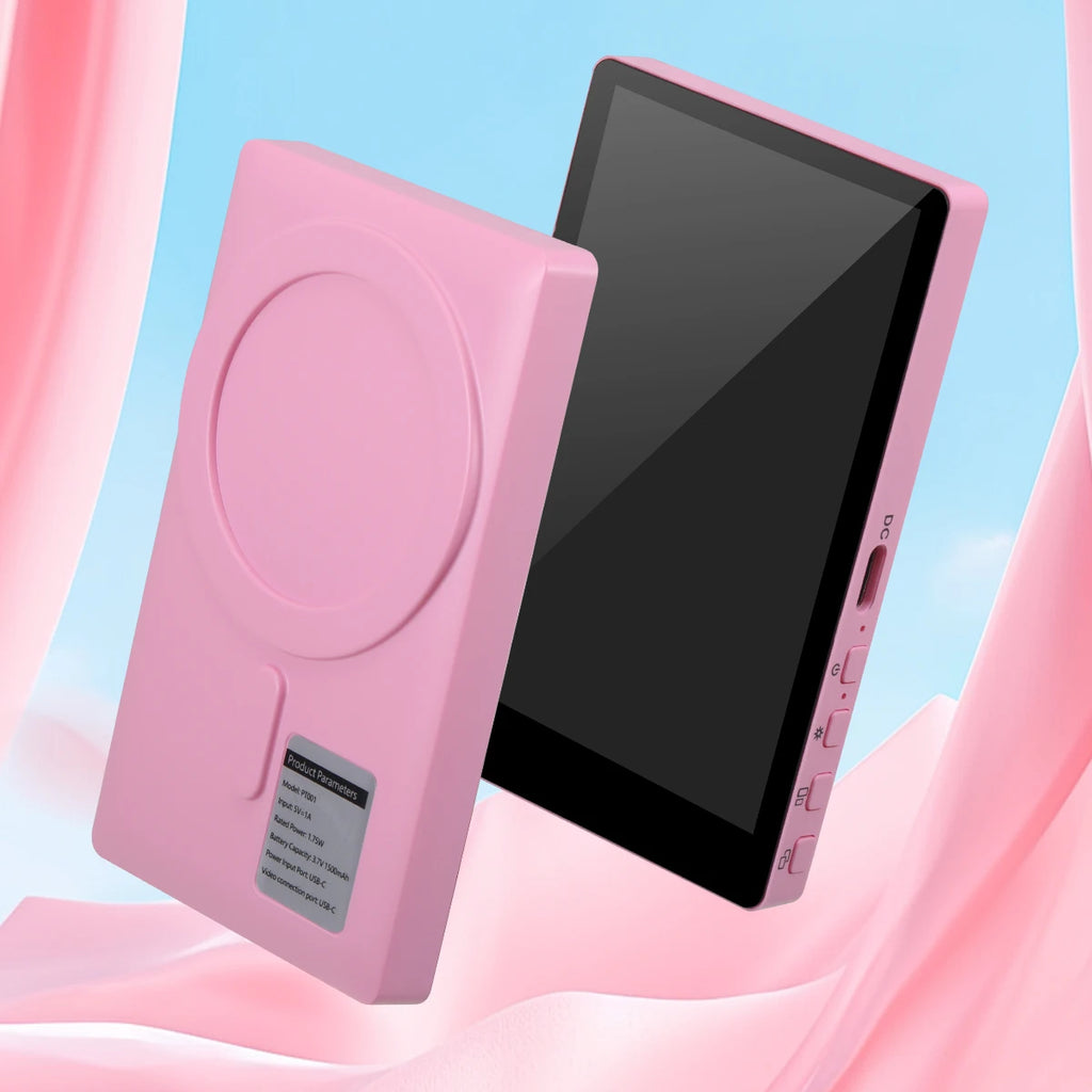 Mobile Phone Wireless Magnetic Selfie Monitor Screen For Smartphone Vlog Live Stream Video Recording for iPhone Android phone