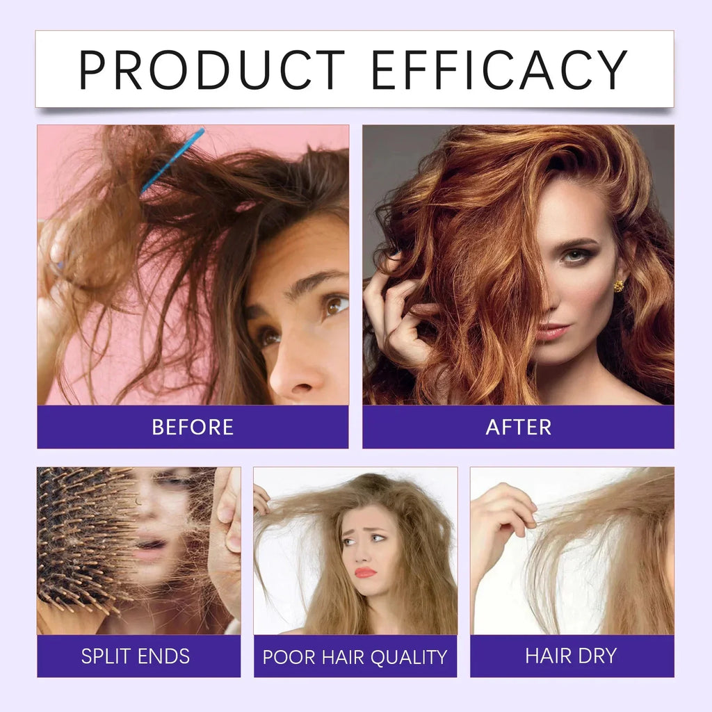 Protein Straightening Cream Nourishes Softens Hair Creating Silky Smooth Hair Repair Frizz Curls Naturally Without Damaging Hair