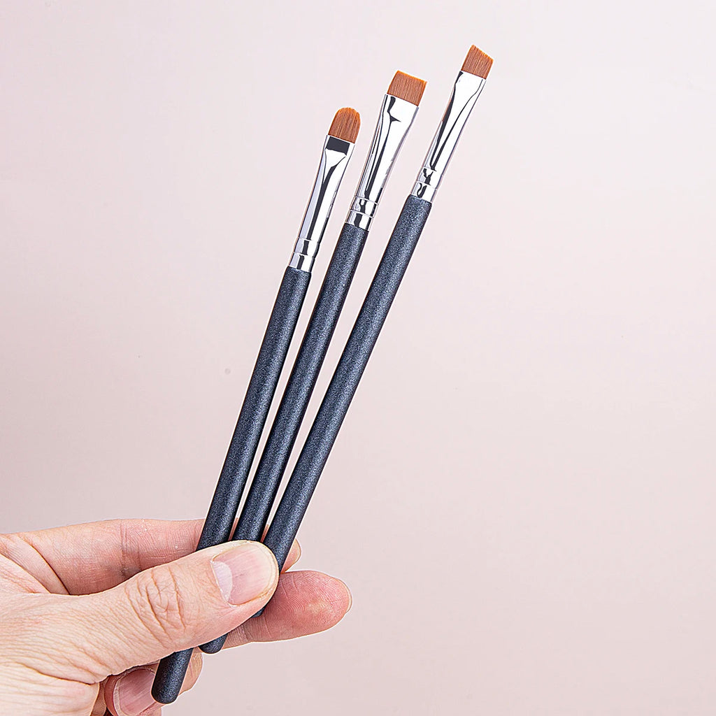 212 Flat Eyebrow Brush Ultrathin Eyebrow Makeup Brushes Flat Eyeliner Brush Thin Eye Liner Brow Contour Beauty Brush Tool