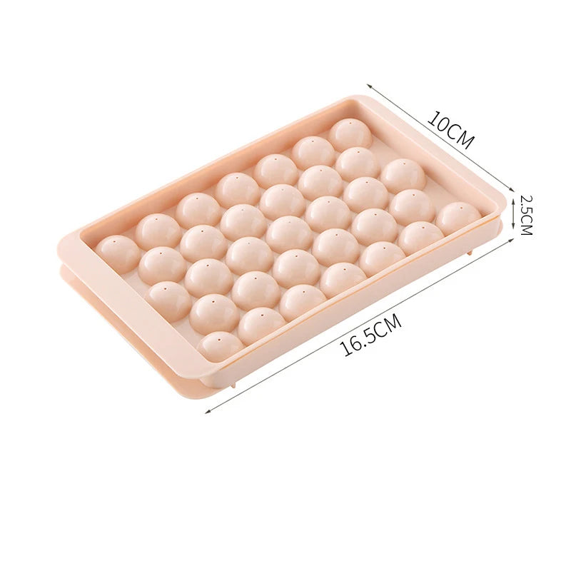 33 Ice Boll Hockey PP Mold Frozen Whiskey Ball Popsicle Ice Cube Tray Box Lollipop Making Gifts Kitchen Tools Accessories