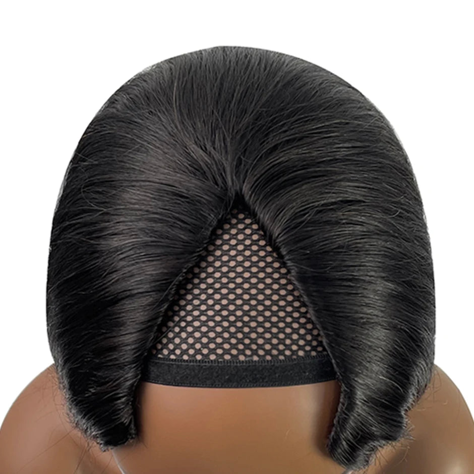 ISEE HAIR Wigs Brazilian Straight V Part Wig No Glue Hair Wig Straight Hair V Part Wig Human Hair Wigs For Women Human Hair