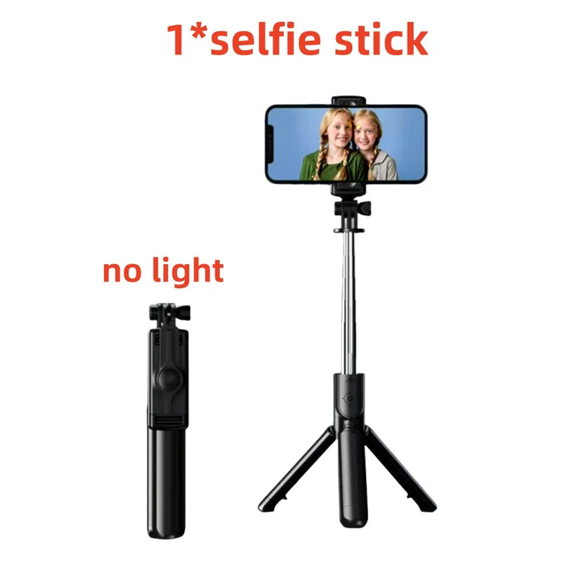 FGCLSY Selfie Stick Tripod with light Extendable Wireless Bluetooth Remote Portable Smartphone Stand Mount For iOS Android Phone