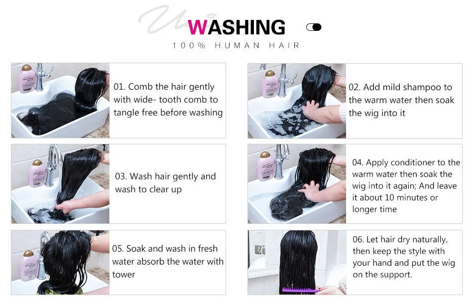 Unice Hair 7x5 Water Wave Glueless Wig Human Hair Ready To Wear Pre Cut Pre Bleached Pre Plucked Lace Front Human Hair Wig